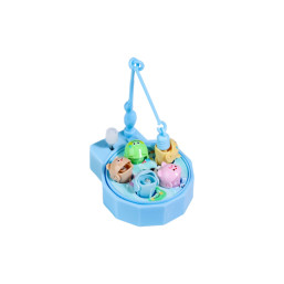 Silent Family Fun Rotating Fishing Disk Clip - Blue